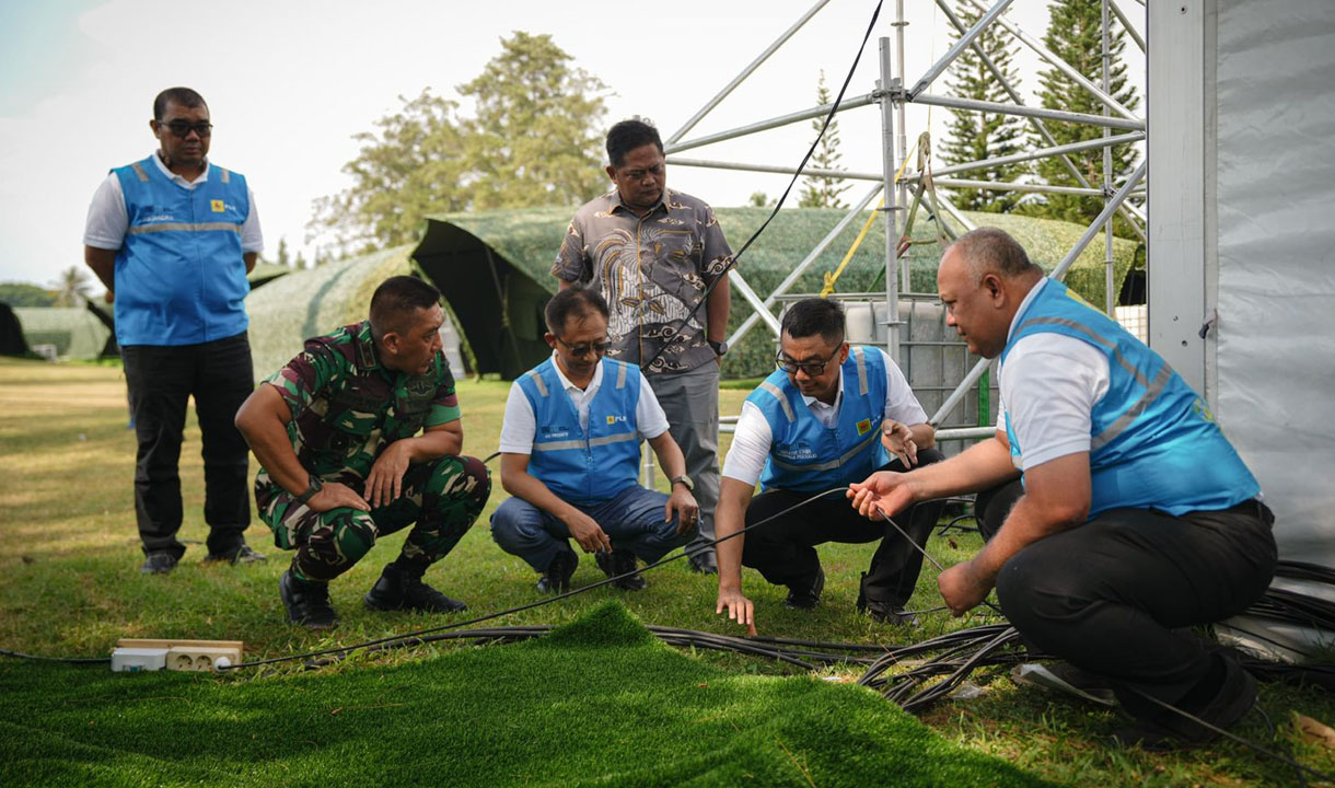 PLN Amankan Kelistrikan Empat Lapis Retreat Kabinet Merah Putih di Magelang   