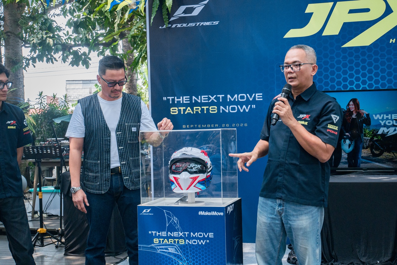 Helm Modular Terbaru JPX MX7 Resmi Untuk Rider 'Make a Move'