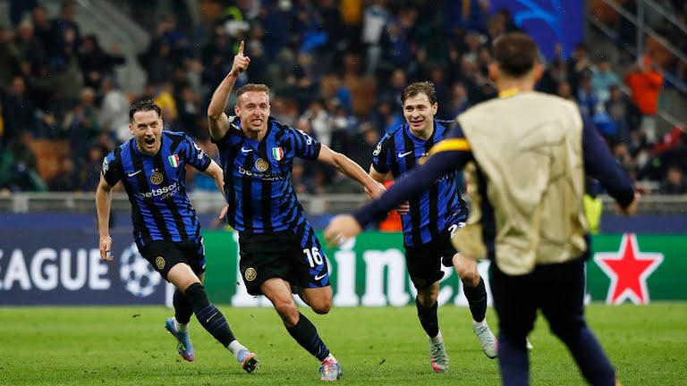 Super Inter! Inter Milan vs Barcelona 4-3 (Agg 7-6), Frattesi Antar Nerazzurri ke FInal Liga Champions
