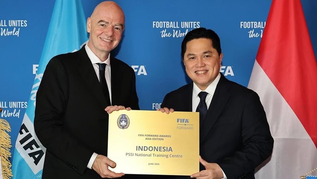 FIFA Beri Penghargaan ke PSSI, Indonesia Negara Asia Pertama yang Dapat Forward Gold Awards