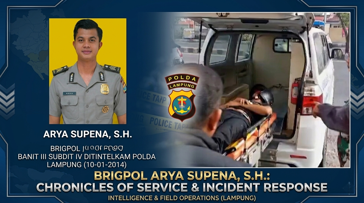 Anggota Polda Lampung Tewas Ditembak Komplotan Begal, Senpi Direbut!