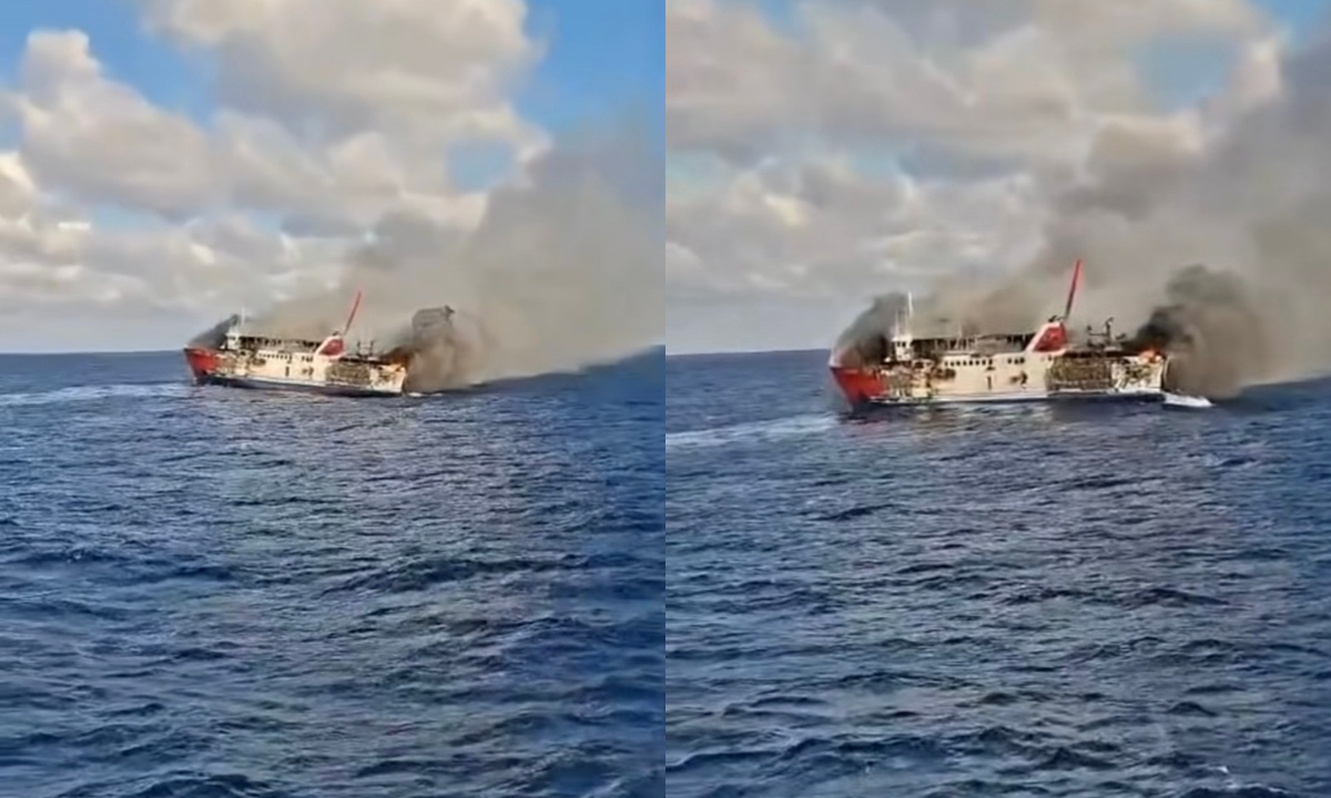 KMP Putri Yasmin Terbakar di Selat Lombok, 1 Penumpang Meninggal
