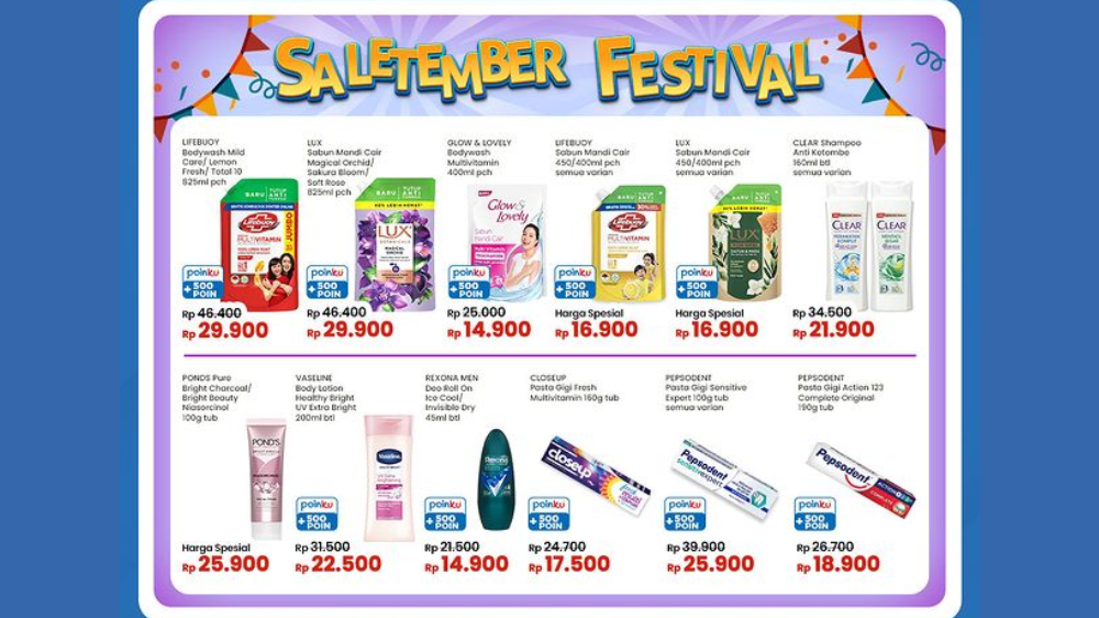 Katalog Promo Indomaret Hari ini 5 September 2024, Aneka Detergent Pencuci Baju Mulai Rp9 Ribuan