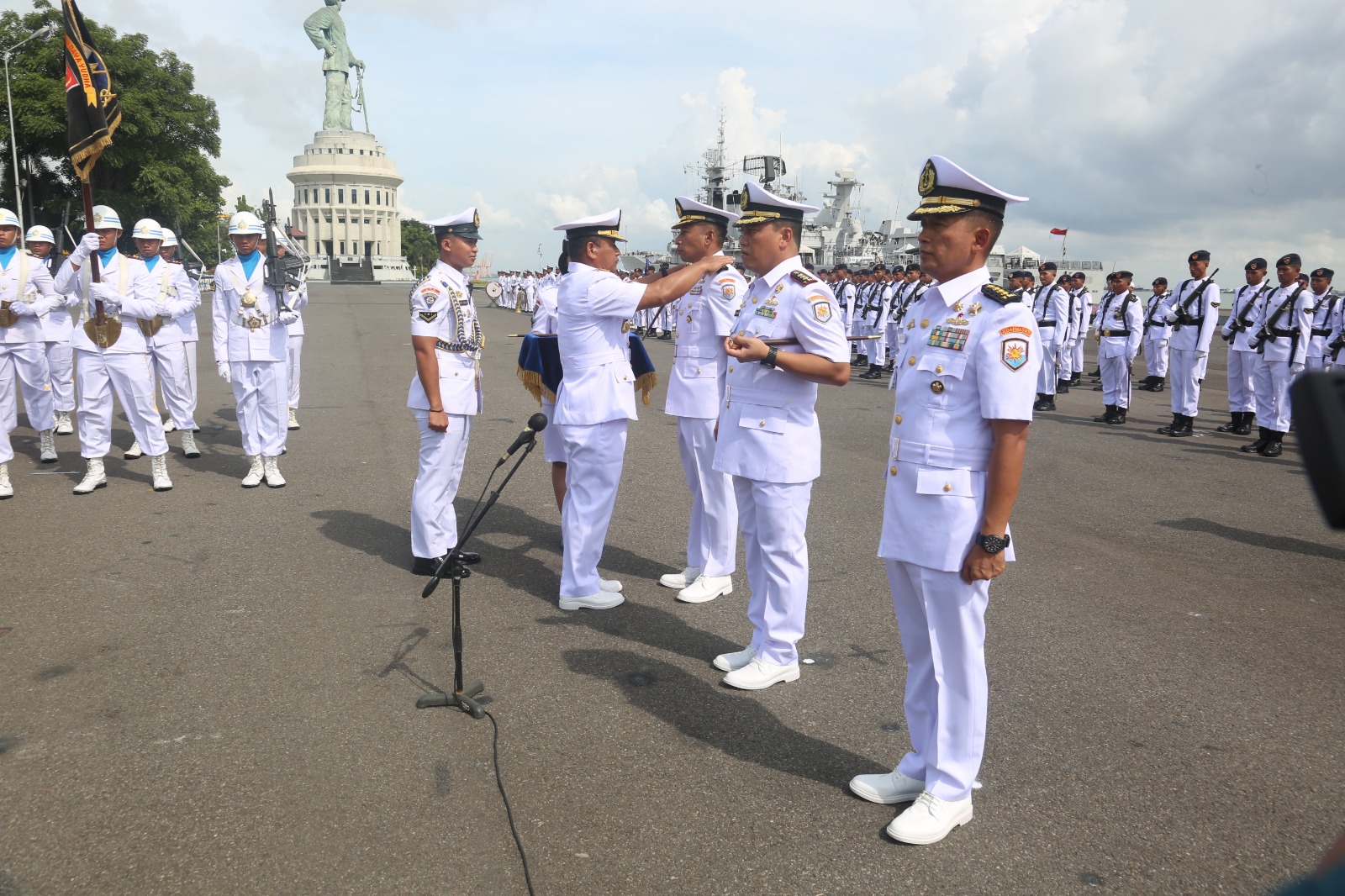 Selamat Datang Kolonel Laut (P) Widyo Sasongko, Kepala Dispen Koarmada II Baru