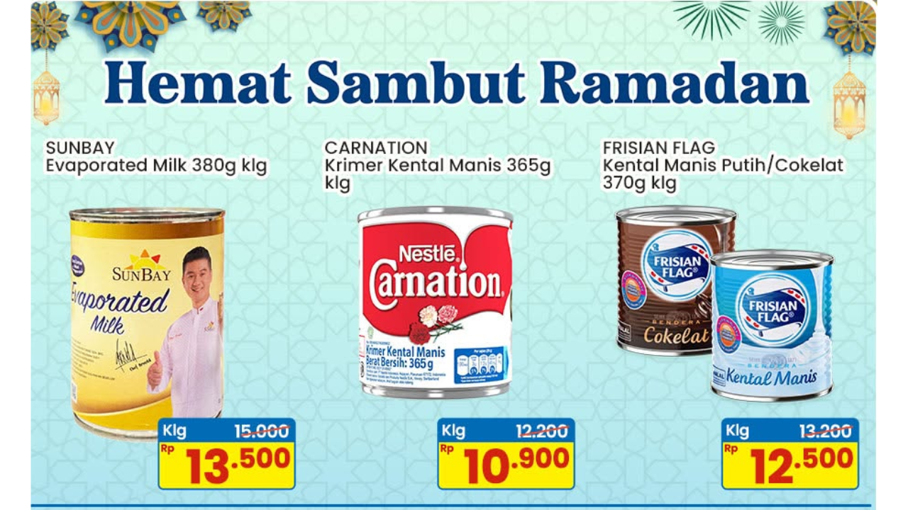 Promo Indomaret Spesial Ramadhan 2026 Hari ini 17 Februari, Carnation Krimer Kental Manis Cuma Rp10 Ribu!