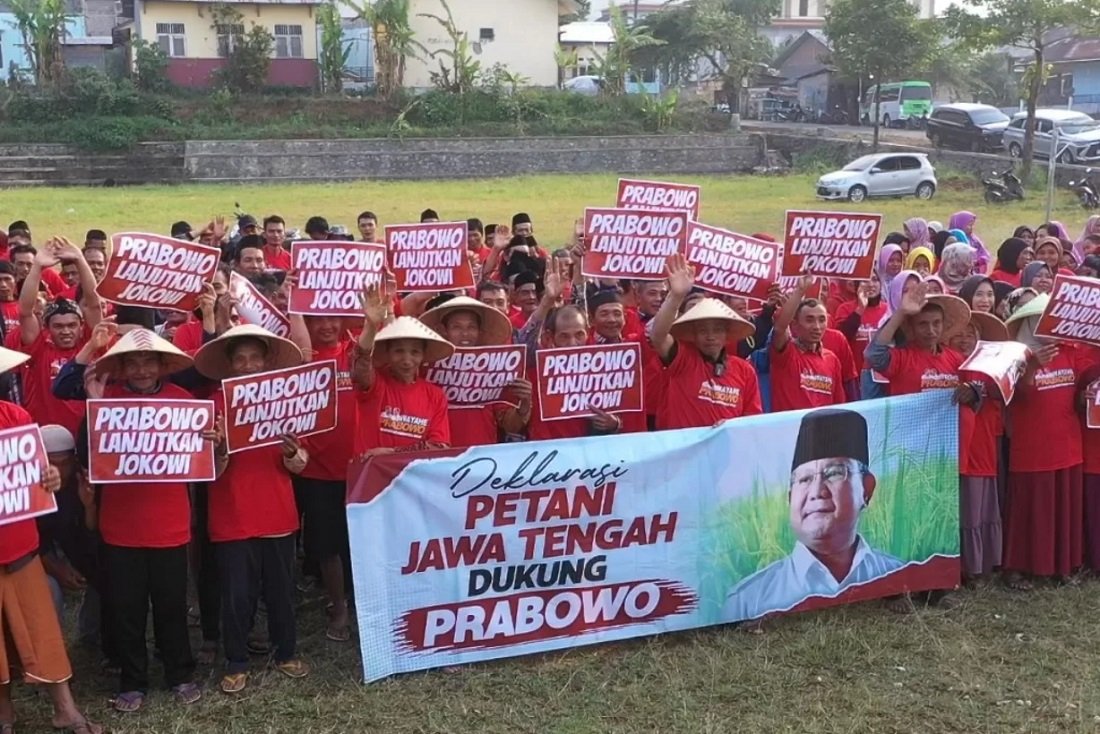 Bukan Ganjar, Ratusan Petani di Jawa Tengah Malah Dukung Prabowo Karena Alasan Ini