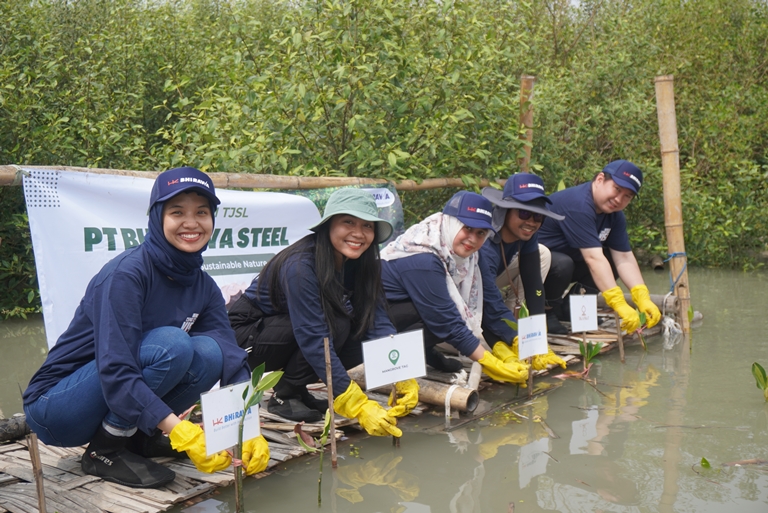 PT Bhirawa Steel Peduli Kawasan Konservasi Mangrove Romokalisari