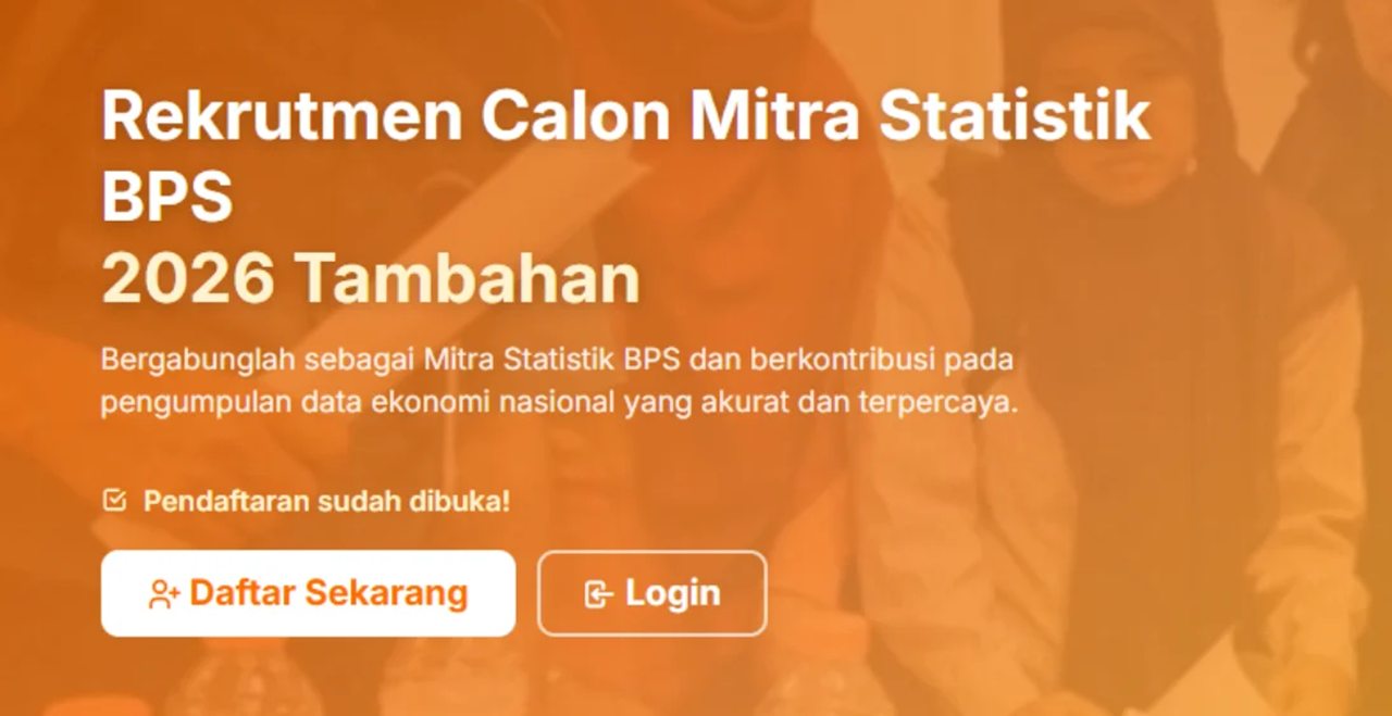 Segini Perkiraan Gaji Mitra BPS Sensus Ekonomi 2026, Yuk Pelamar Cek di Sini!