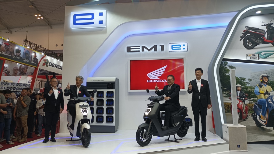 AHM Resmi Jual Motor Listrik, Honda EM1 e: Resmi Meluncur di GIIAS 2023