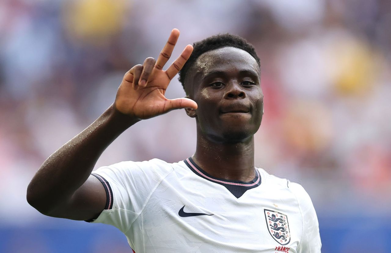 Rating Pemain Inggris yang Sikat Prancis 6-4, Bukayo Saya MVP!