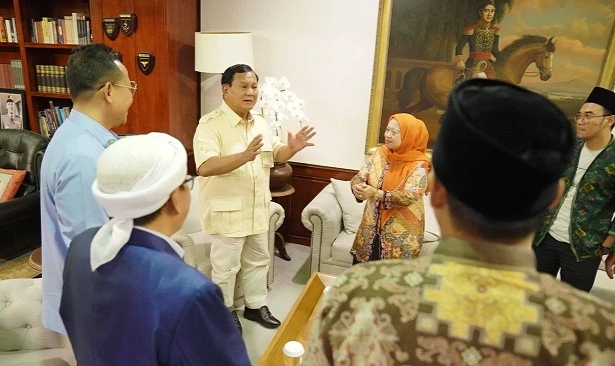 Terima Rombongan Pejuang PPP di Kertanegara, Prabowo Beri Arahan Pemenangan Pilpres 2024 Satu Putaran