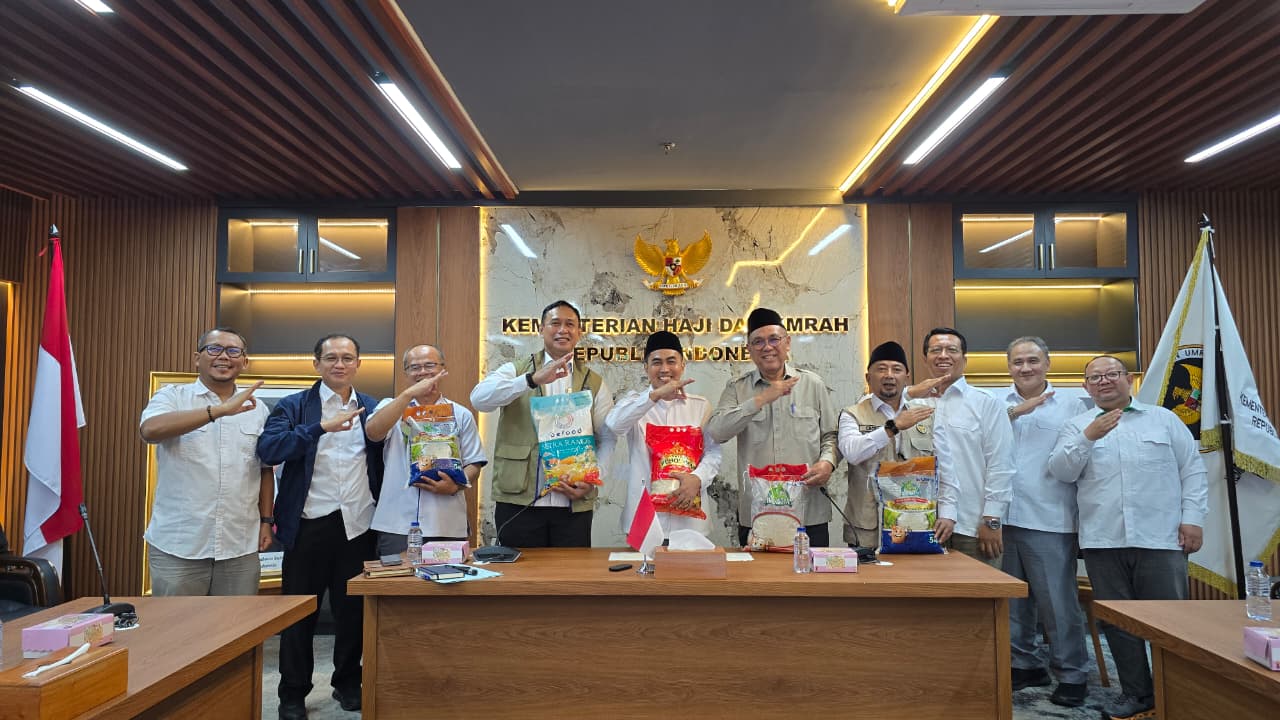 Jemaah Haji 2026 Bakal Santap Nasi Petani Sendiri, Kemenhaj Setop Impor Beras