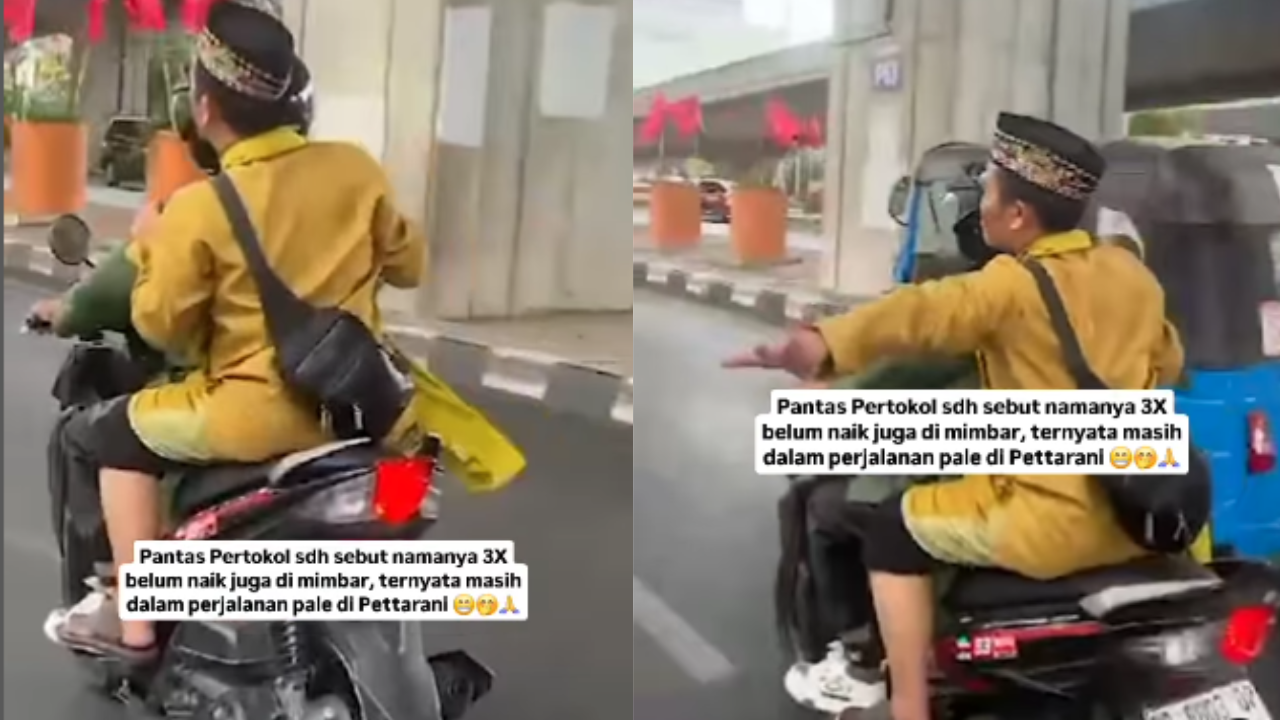 Viral Ustadz Maulana Tertangkap Kamera ETLE Tidak Pakai Helm di Jalan Kota Makassar