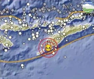 Gempa Guncang Kupang Magnitudo 6,6 SR, Kantor Gubenur dan Bupati NTT Rusak Ringan