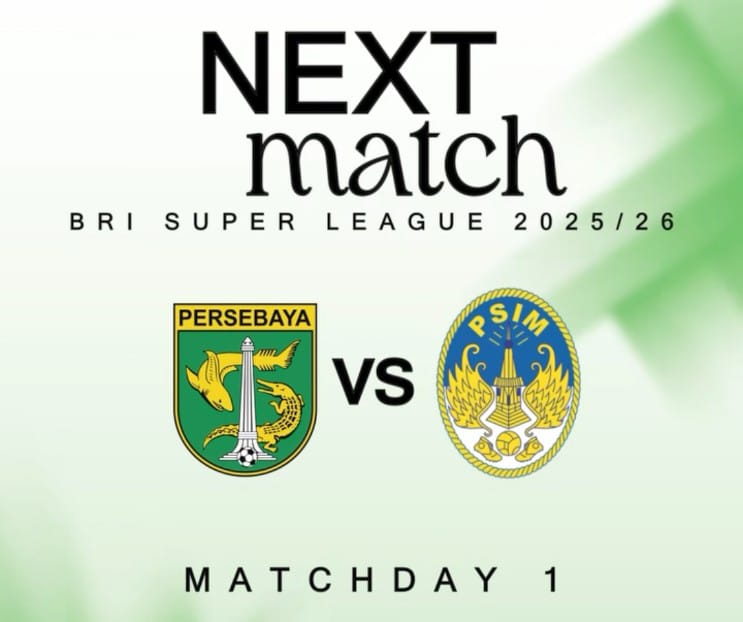 Prediksi Skor Persebaya vs PSIM di Super League, Ujian Perdana Eduardo Perez!