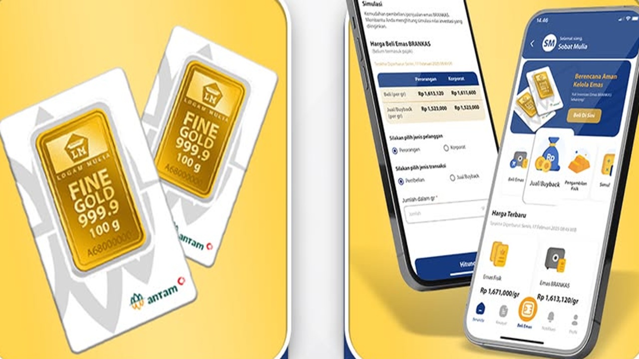 Anjlok! Update Harga Emas Antam Logam Mulia Hari Ini, Kamis 15 Mei 2025