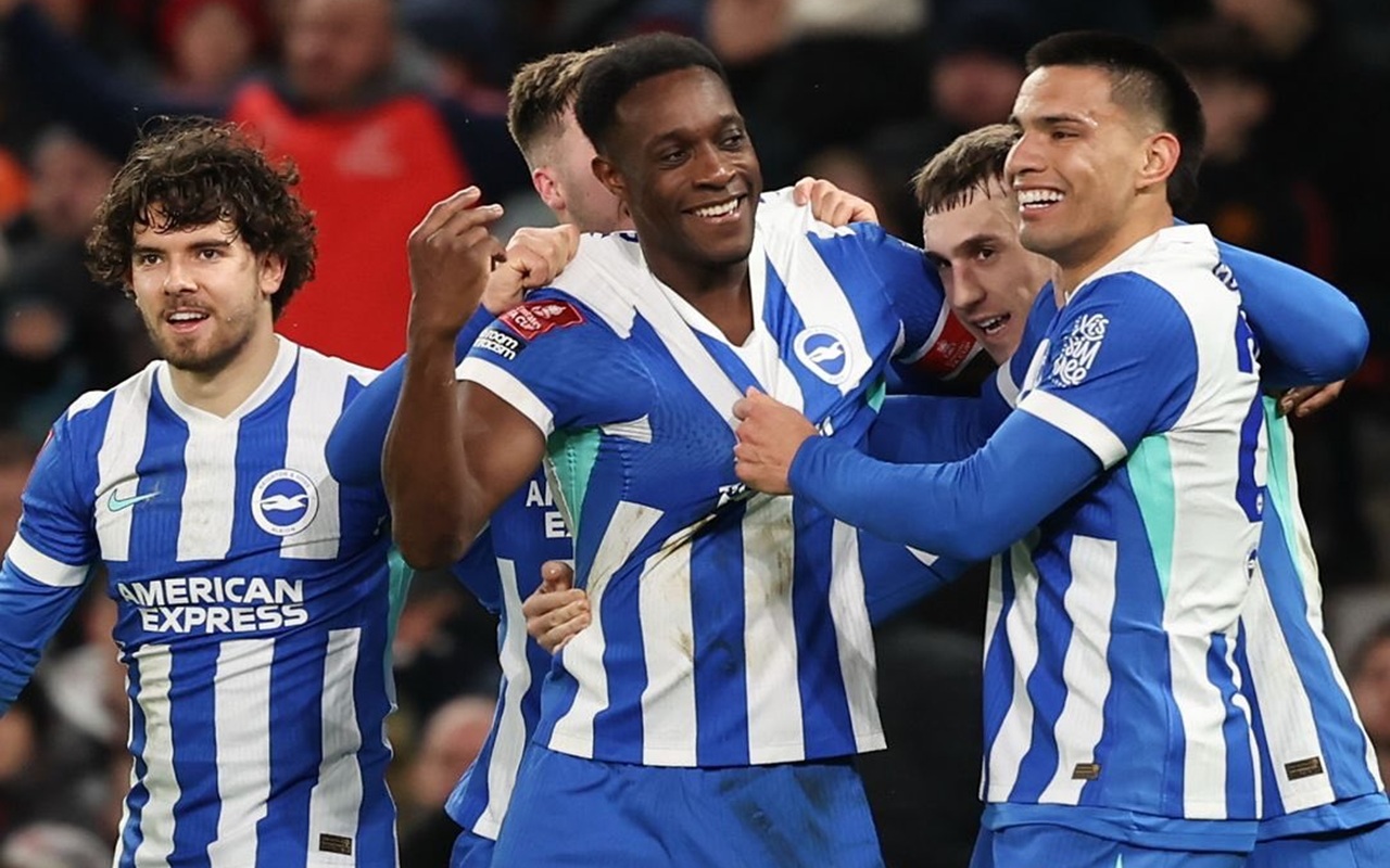 Dominasi Percuma! Manchester United Gugur di Piala FA Usai Dikalahkan Brighton