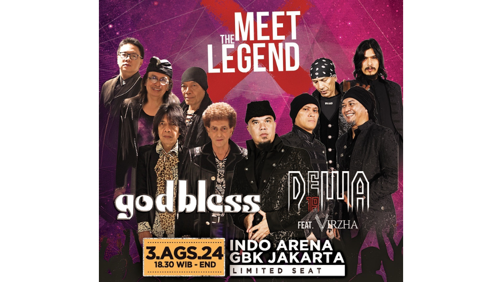 GOKIL! Dua Band Legendaris God Bless dan Dewa 19 Bakal Gelar Konser di Indonesia Arena 3 Agustus 2024