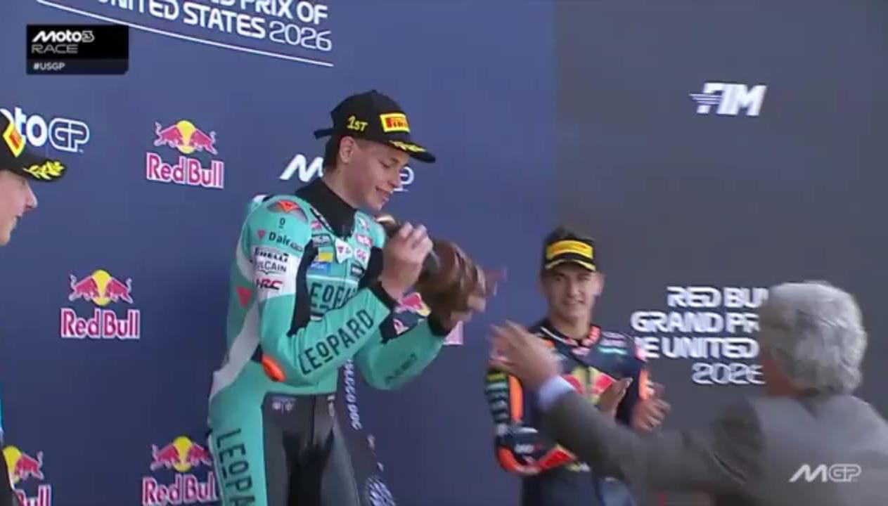 Moto3 AS 2026: Veda Ega Crash, Guido Pini Raih Kemenangan Perdana