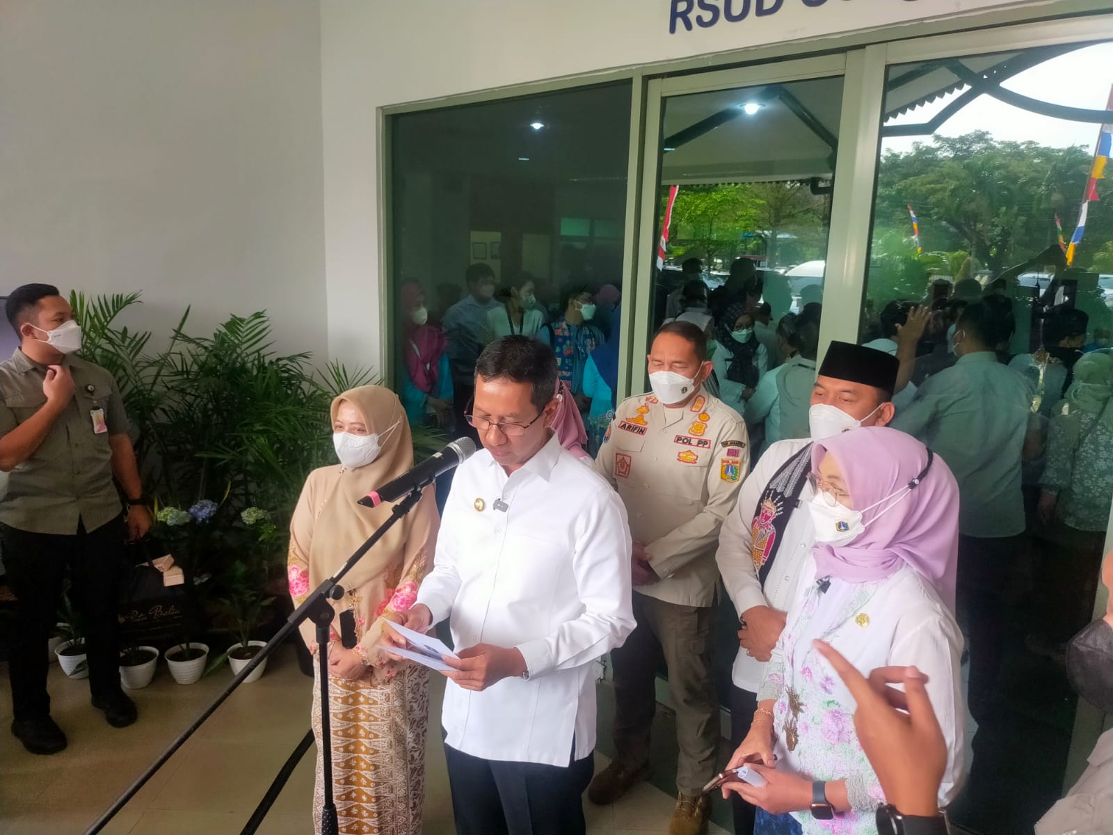 Heru Budi Kaget Saat Tinjau RSUD Cengkareng, Ada Remaja 18 Tahun Terkena Stroke