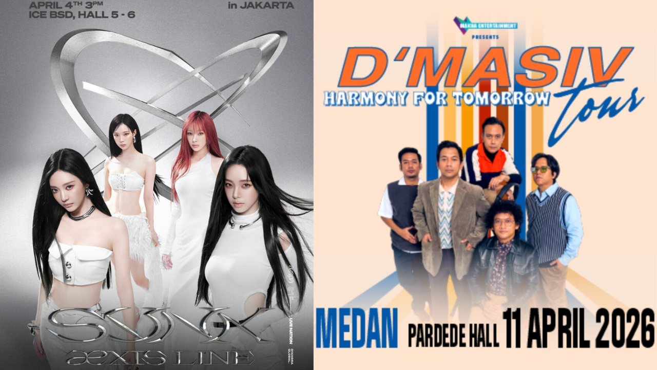 6 Daftar Konser April 2026 Lengkap Jadwal dan Harga Tiket, Lokal hingga Internasional Ada!