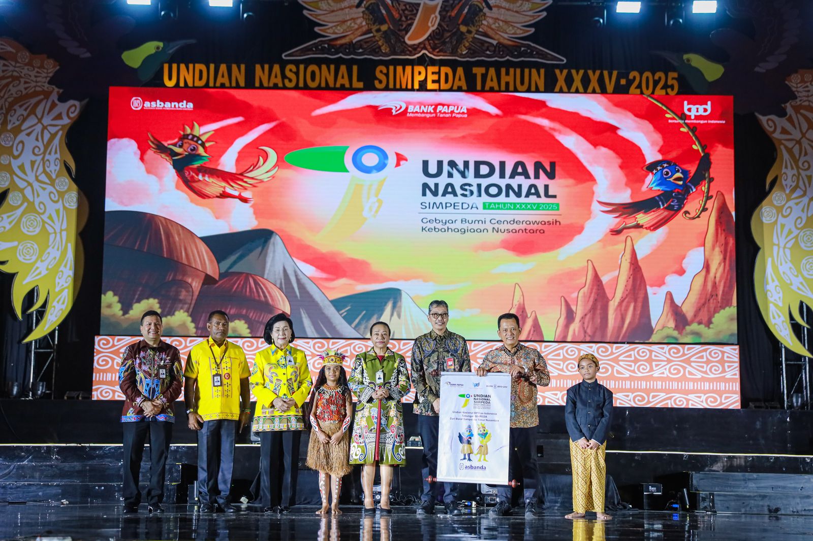 Asbanda dan Bank Papua, Umumkan Pemenang Undian Tabungan Simpeda 2025