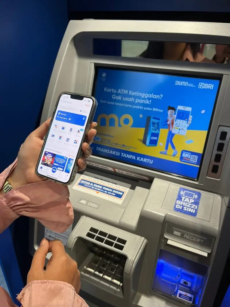 Tanpa Kartu, Tarik Tunai Langsung melalui BRImo di ATM dan Minimarket