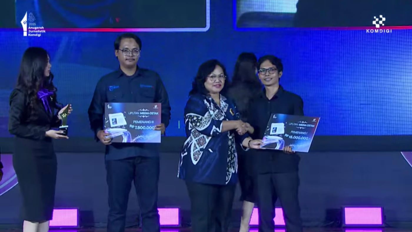 Anugerah Jurnalistik Komdigi 2025, 'Ancaman Predator Maya' Antar Harian Disway Raih Juara 1