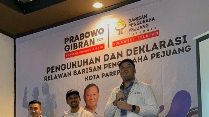 Anak Bupati Pinrang Pimpin Relawan Pemenangan Prabowo-Gibran 