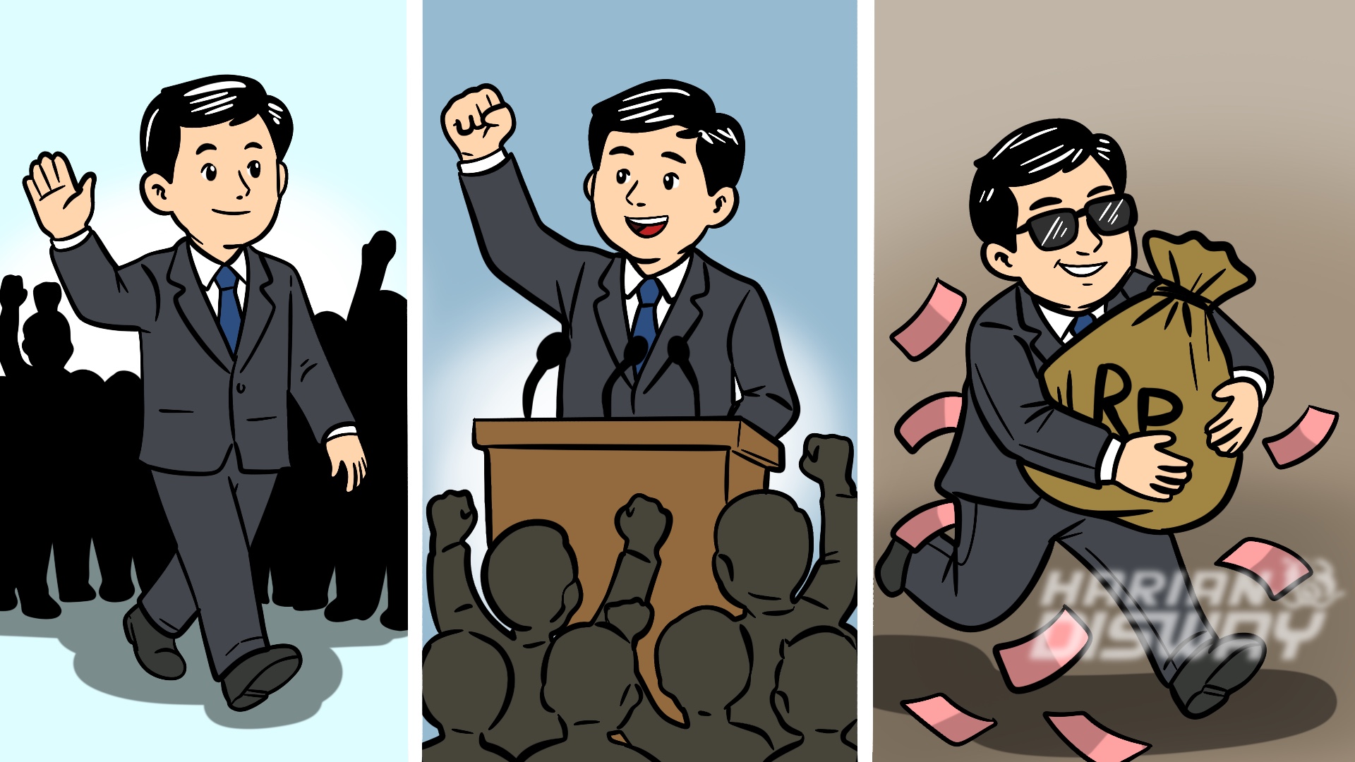 Tampang Politik Kita: Datang, Menang, lalu Kemplang?