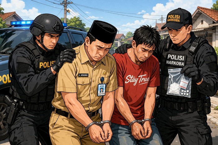 Kades di Lumajang Ketagihan Sabu