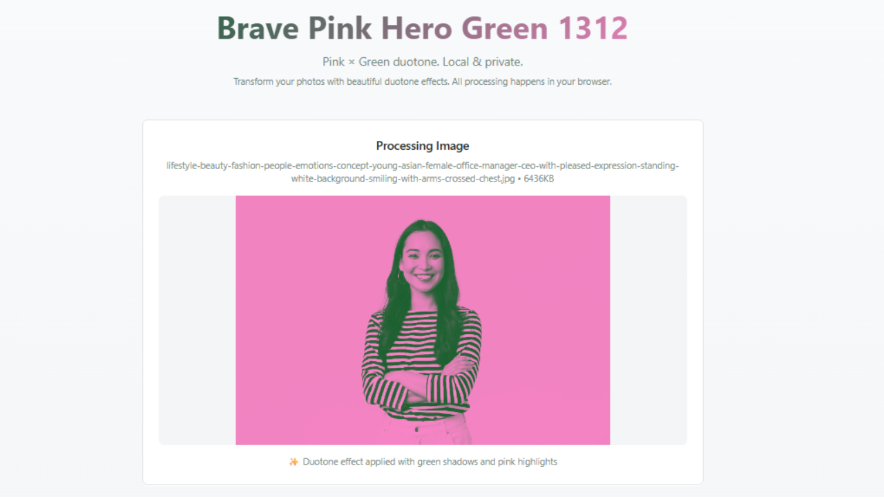Link dan Cara Buat Foto Brave Pink dan Hero Green untuk Foto Profil Medsos, Tren Dukung Solidaritas Demo