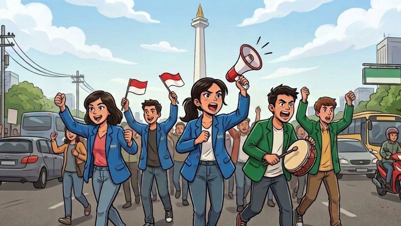 Menghitung Harga Sebuah Demonstrasi Mahasiswa 