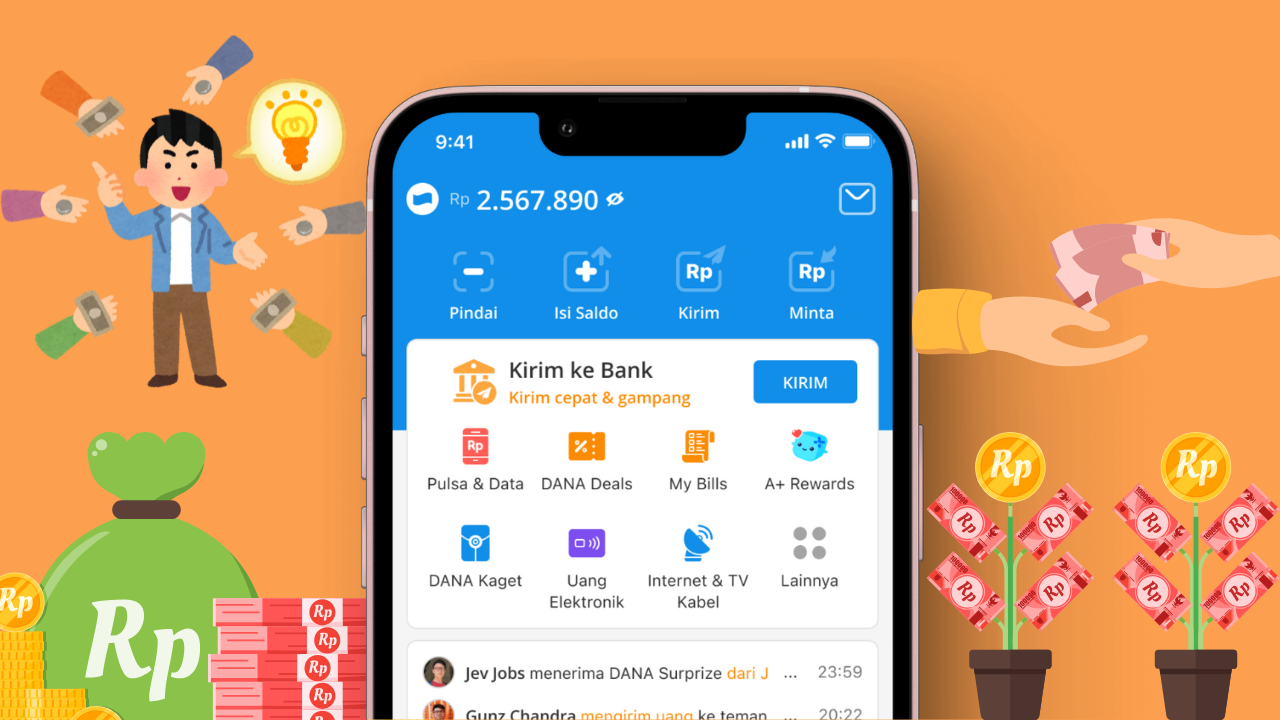 SELAMAT! Kamu Ditransfer Saldo DANA Kaget Gratis Rp483.000 ke Dompet Digital Siang Ini 15 Mei 2025