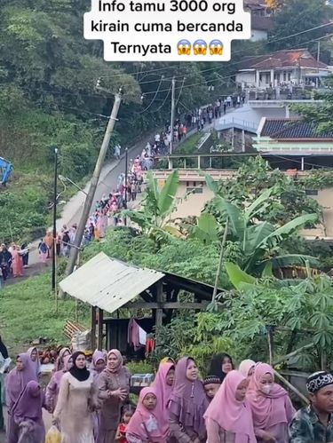 Rombongan Pengantin Pria Capai 3 Ribu Orang, Keluarga Mempelai Wanita Panik Gegara Porsi Makanan