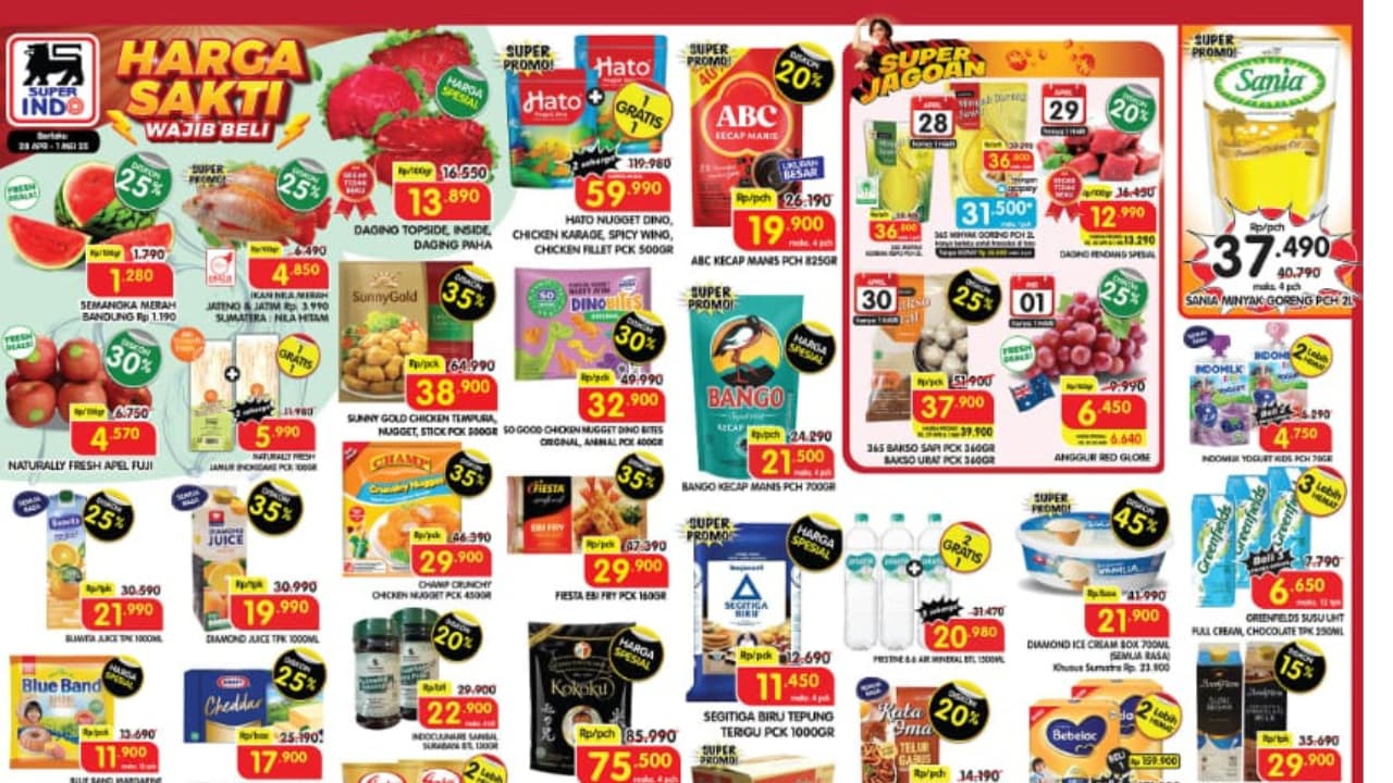 Promo Superindo Weekday Terbaru 28 April-1 Mei 2025, Spesial Gajian Ikan Nila Merah Mulai Rp4 Ribuan