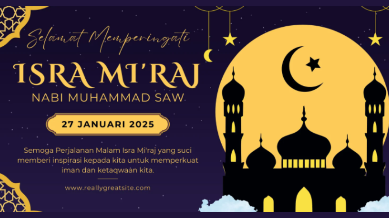 30 Link Download Banner Isra Miraj 2025 Gratis, Bisa Dipakai untuk Acara Tabligh Akbar 