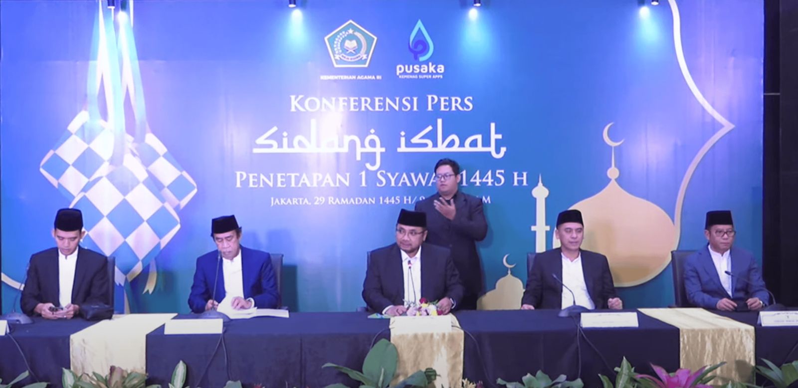 Sah! Pemerintah Tetapkan Hari Raya Idul Fitri 1445 H Jatuh Pada Hari Rabu Besok