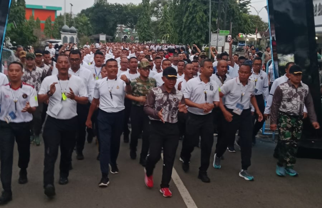 Jalan 5 KM Menjemput Hati Jemaah Haji, Tutup Pekan Pertama Diklat PPIH Arab Saudi 2026