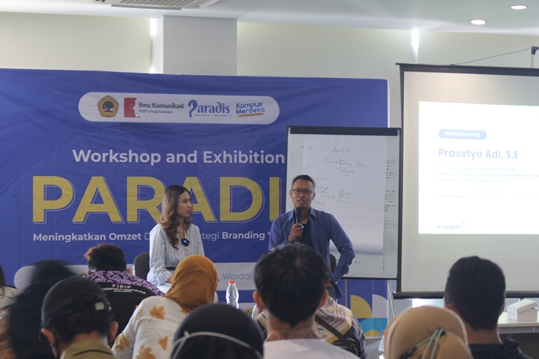 Mahasiswa Untag Surabaya Belajar Branding lewat Praktikum MICE