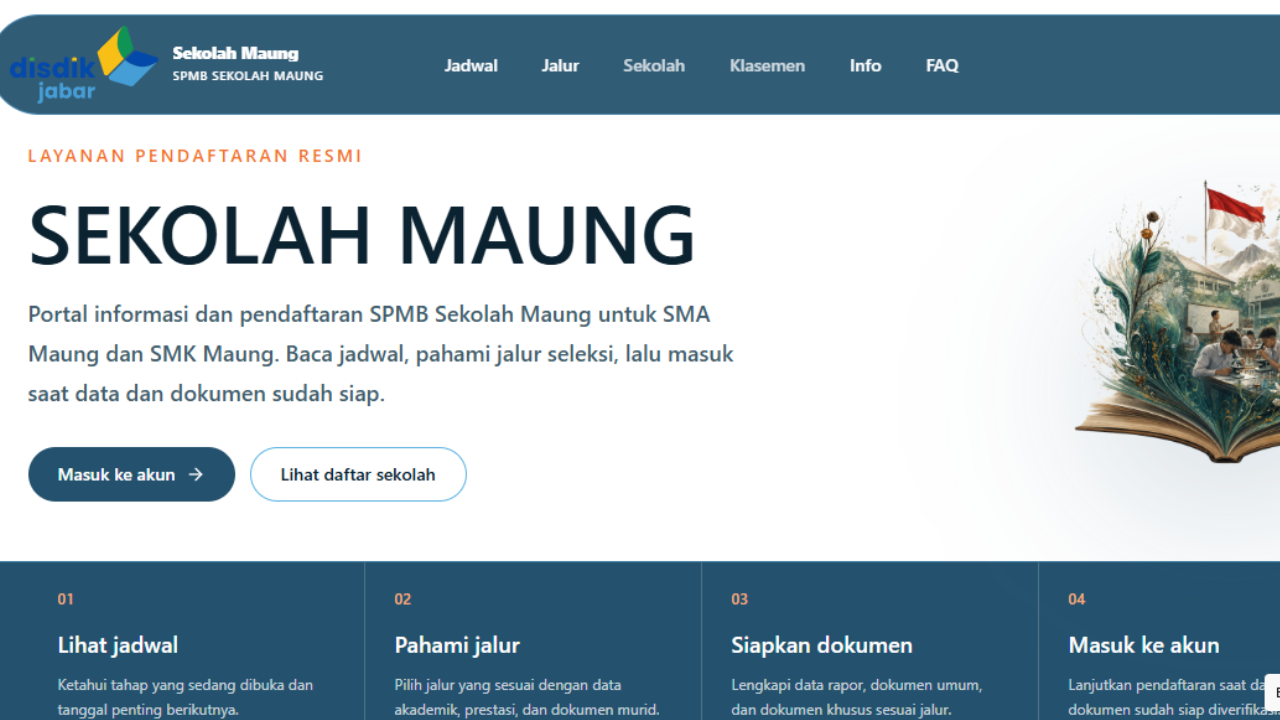 Link Daftar SPMB Sekolah Maung 2026 Resmi Dibuka Hari Ini, Jangan Ketinggalan