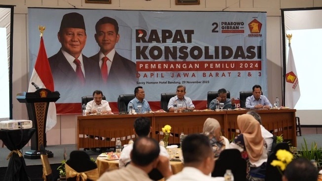 Gerindra Targetkan Prabowo-Gibran Menang 60 Persen di Jawa Barat