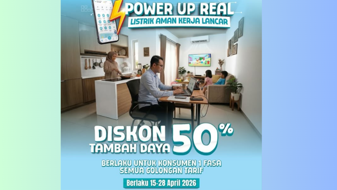 Cara Dapat Diskon PLN 50 Persen April 2026, Buruan Jangan sampai Terlewat!