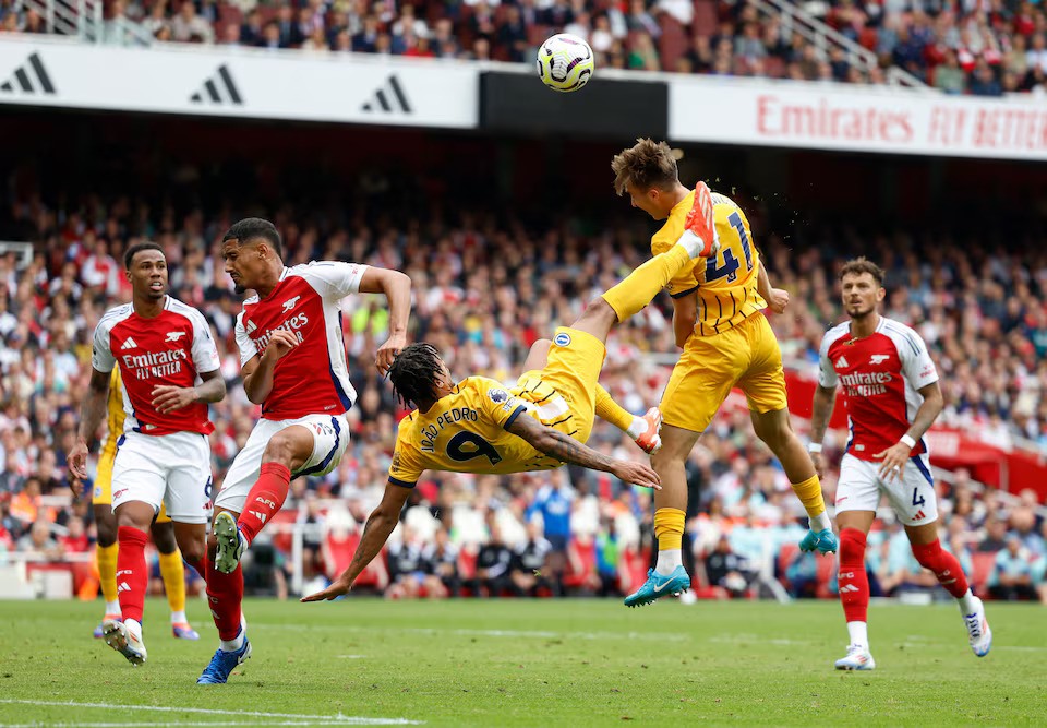 Arsenal vs Brighton 1-1: Declan Rice Kartu Merah, The Gunners Gagal Raih Kemenangan!