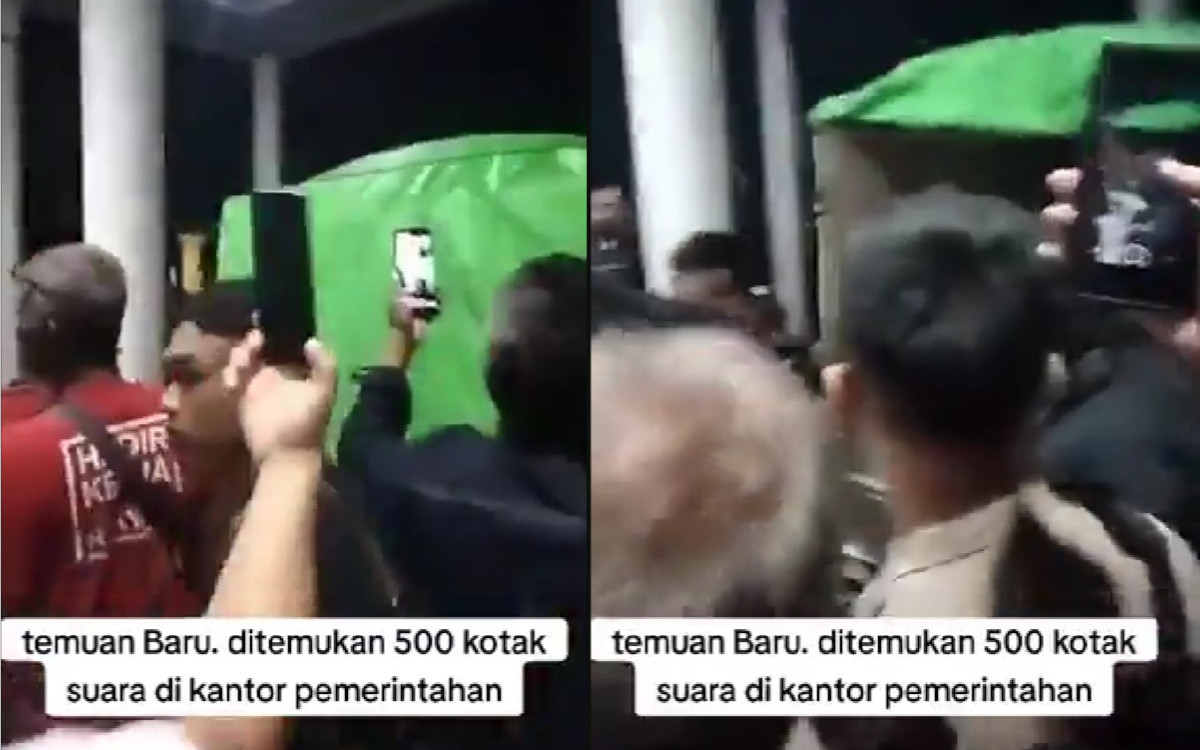 Beredar Video 500 Kotak Suara Ditemukan di Gedung Gubernur Sulawesi Utara, Benarkah?