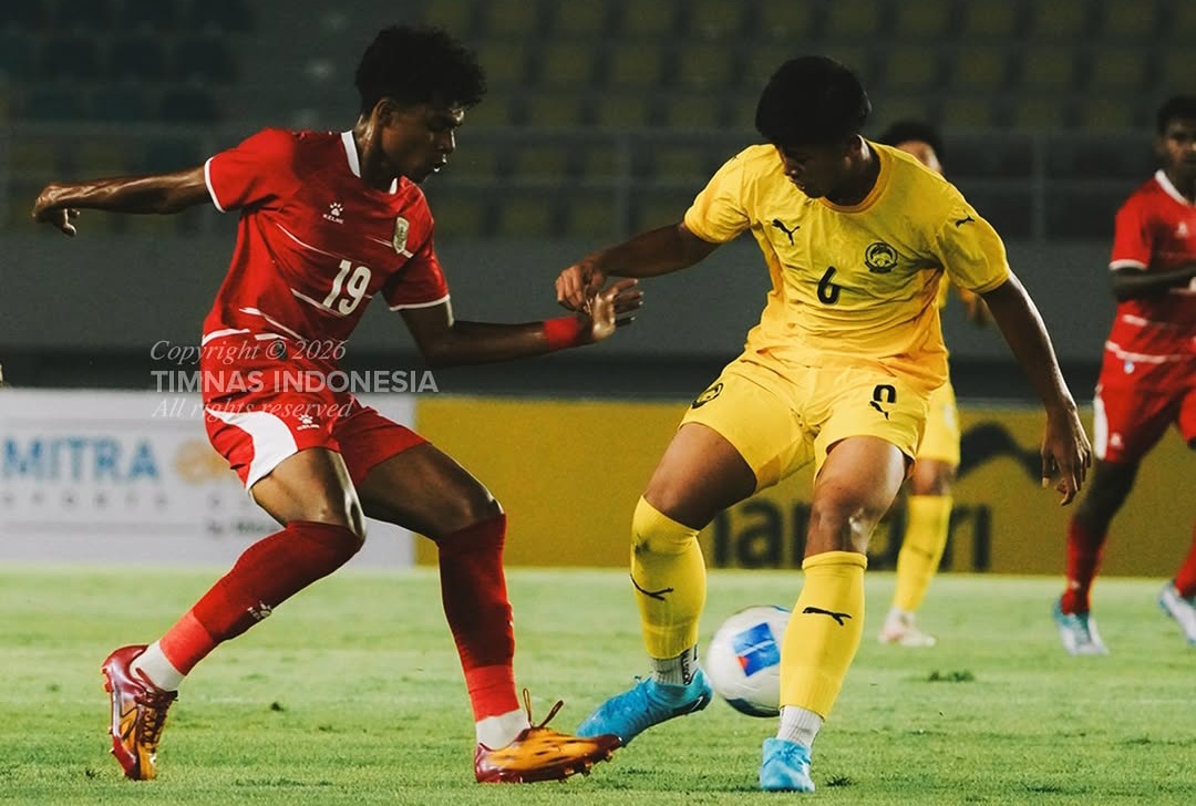 Fulltime Timnas Indonesia U-17 vs Malaysia 1-1, Garuda Muda Nyaris Menang!