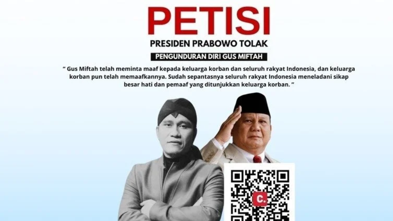 Heboh Munculnya Petisi Tolak Pengunduran Diri Gus Miftah, Hasilnya Bikin Kaget!