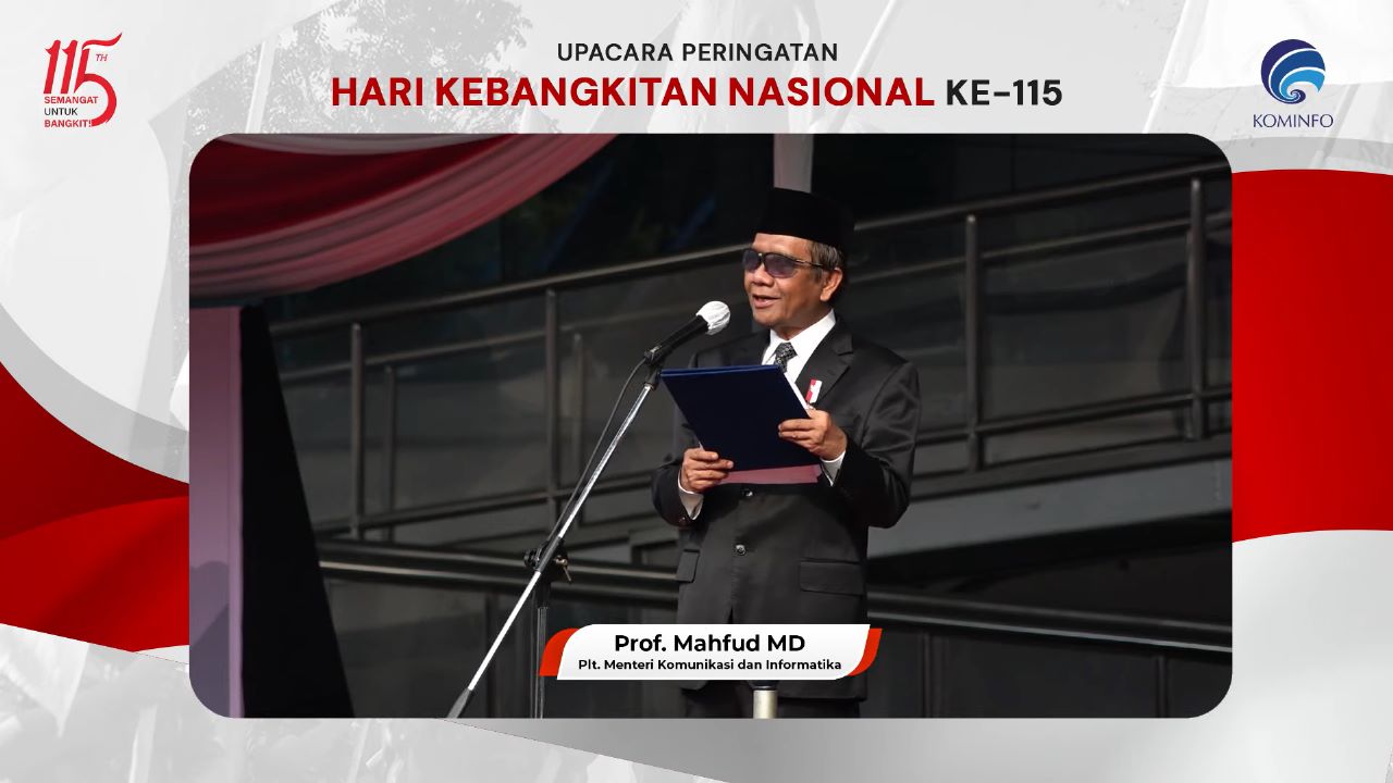 Peringati Hari Kebangkitan Nasional, Mahfud MD: Momentum Kebangkitan Indonesia Pasca Pandemi