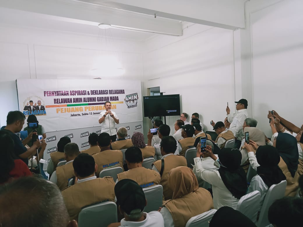 Alumni UGM Dukung AMIN di Pilpres 2024, Kapten Timnas AMIN Sebut Gelora Perubahan Tak Terbendung