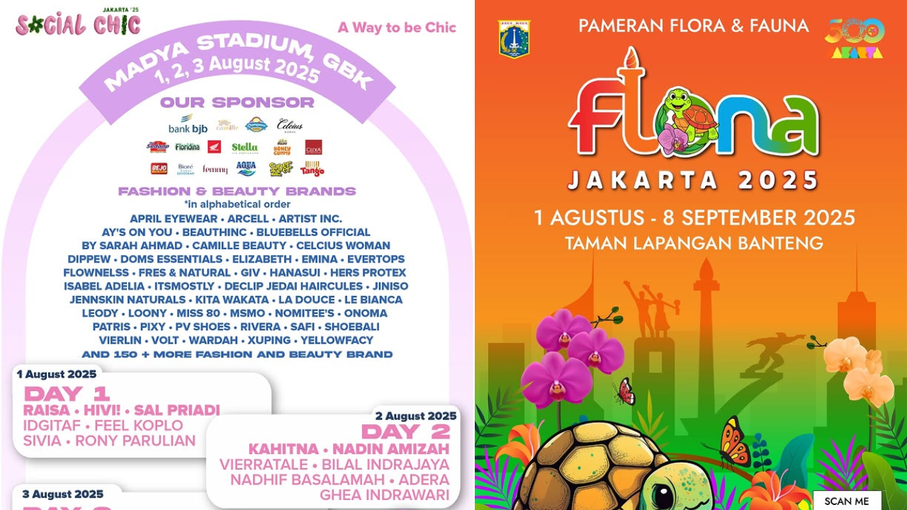 10 Event Jakarta Akhir Pekan 2-3 Agustus 2025, Awal Bulan Banyak Hiburan Murah Meriah